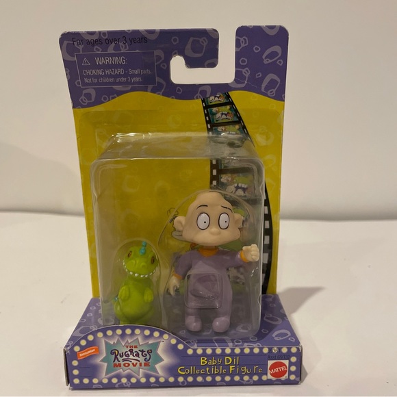 Vintage 1998 The Rugrats Movie Baby Dil Collectible Nickelodeon Mattel Figure - Picture 1 of 4